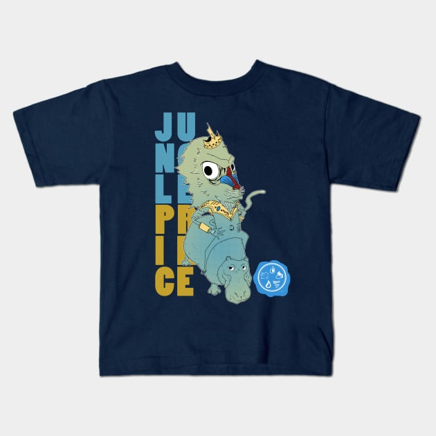 OTE Jungle Prince Kids T-Shirt by OwnTheElementsClothing